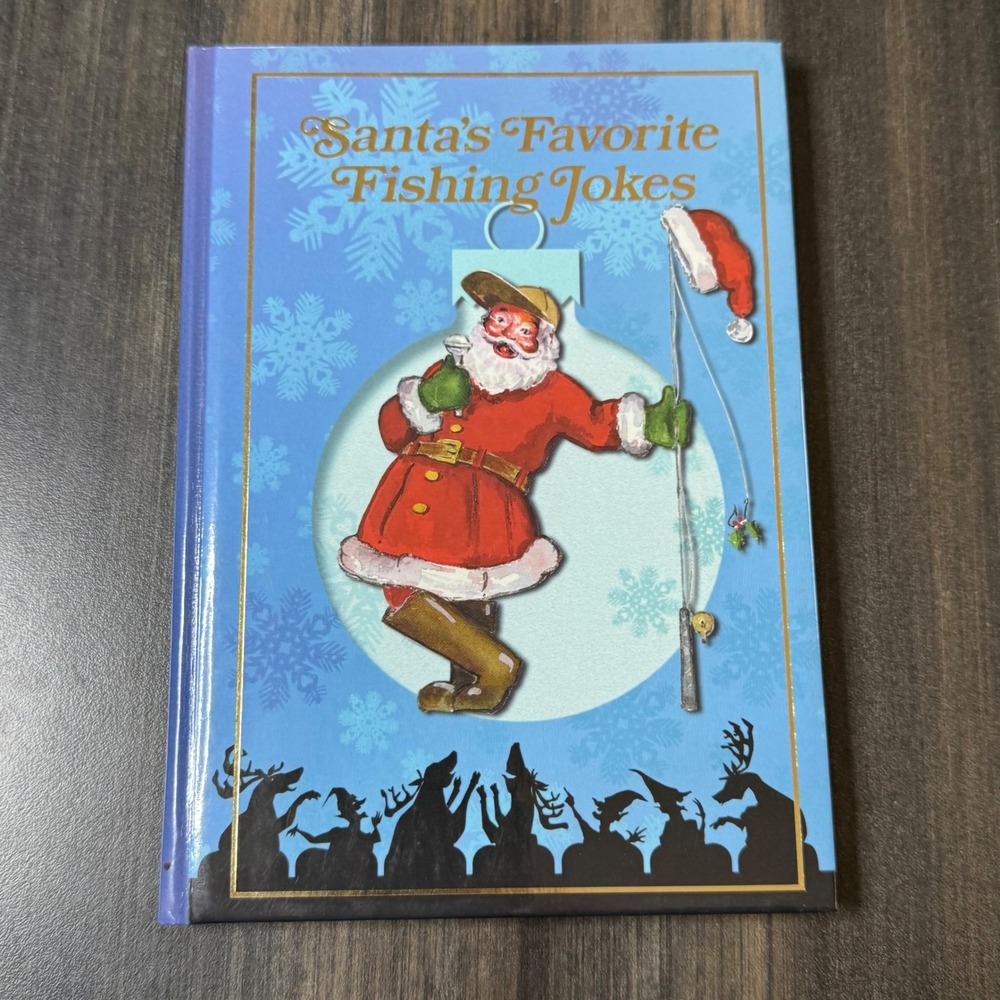 Santa's Favorite Fishing Jokes Book Christmas Holiday Humor‎ Gift